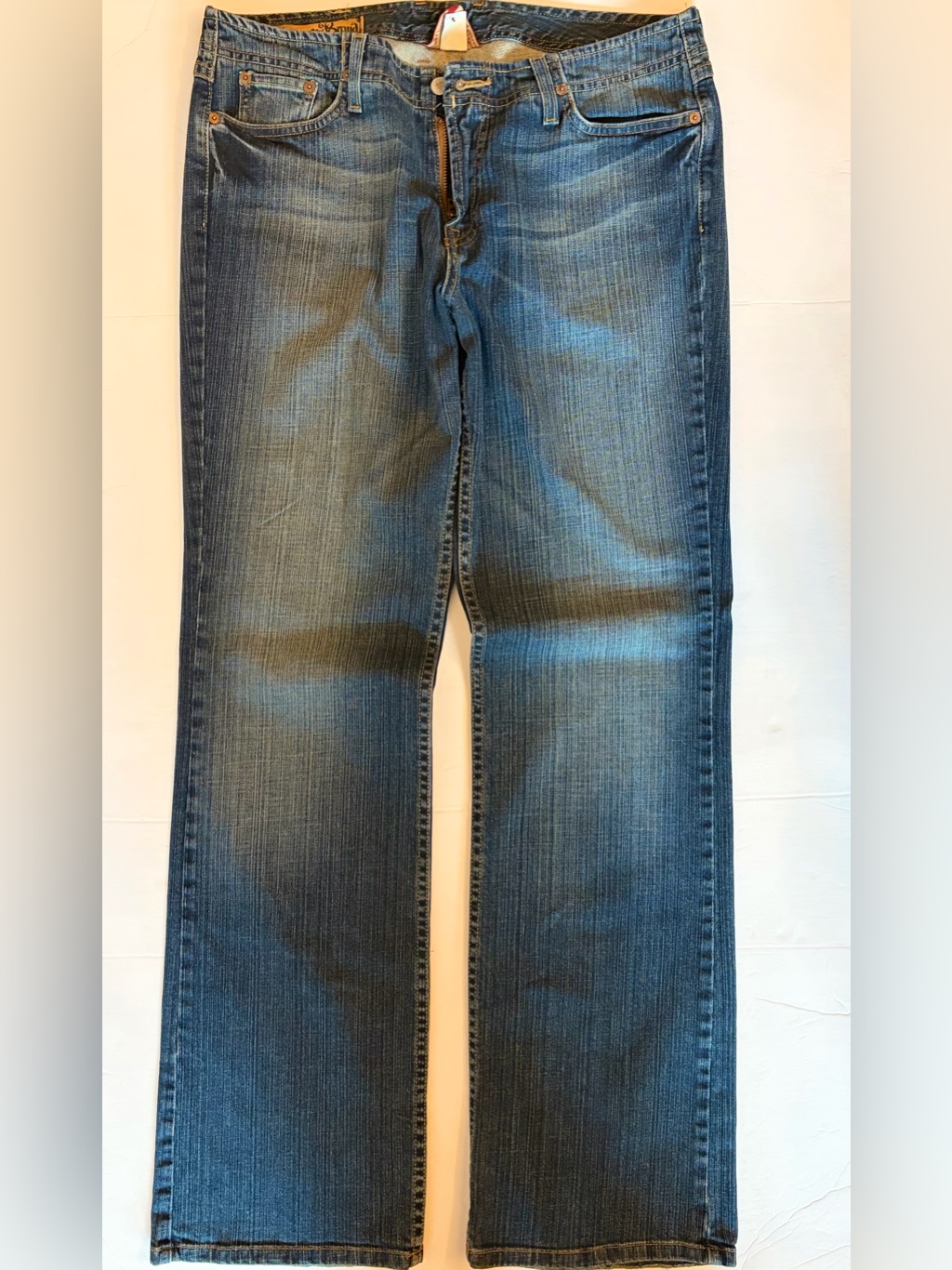Lucky Brand Blue Denim Jeans With Red Label